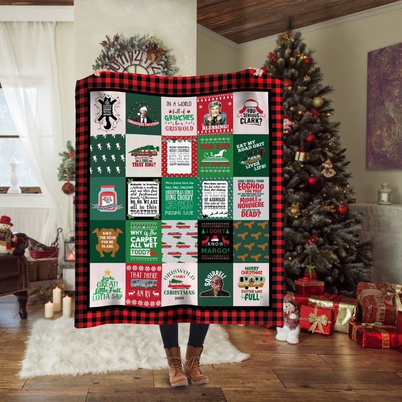 National Lampoons Christmas Vacation Blanket - 50x60 Blanket New Without Tags - Picture 1 of 1